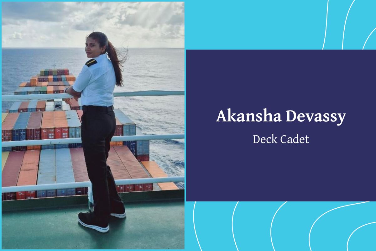 Akansha Devassy, Deck Cadet - India