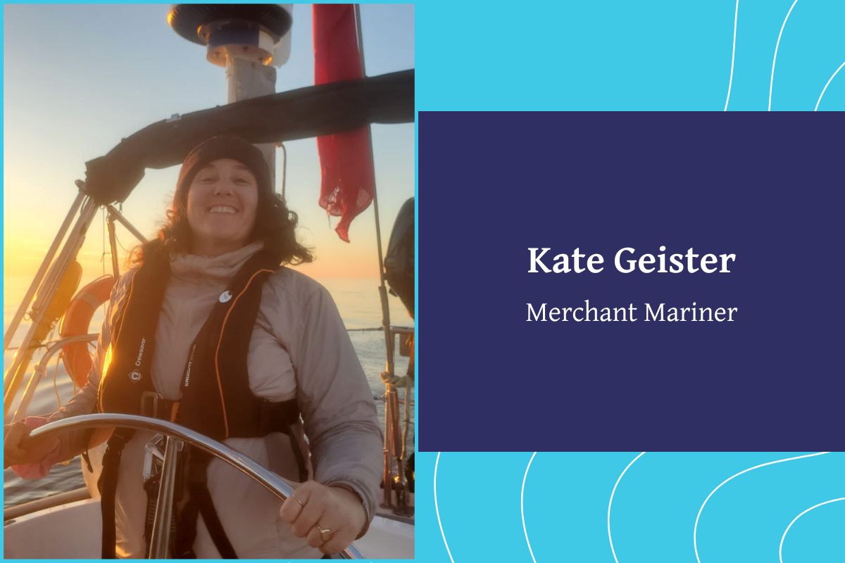 Kate Geister, Merchant Mariner - USA