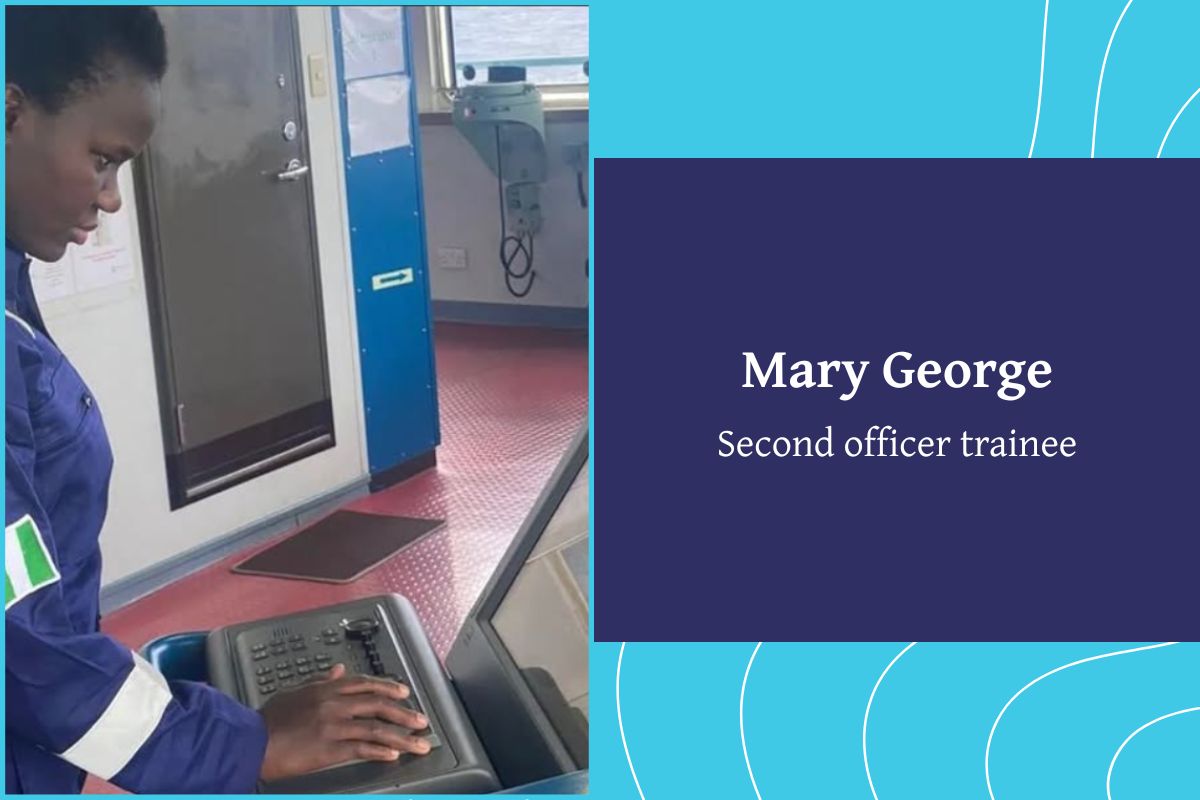 Mary George, Second officer trainee - Nigeria