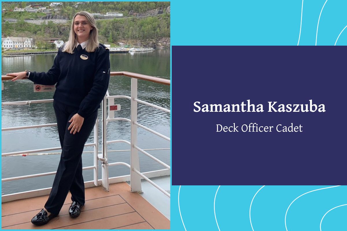 Samantha Kaszuba, Deck Officer Cadet - Scotland